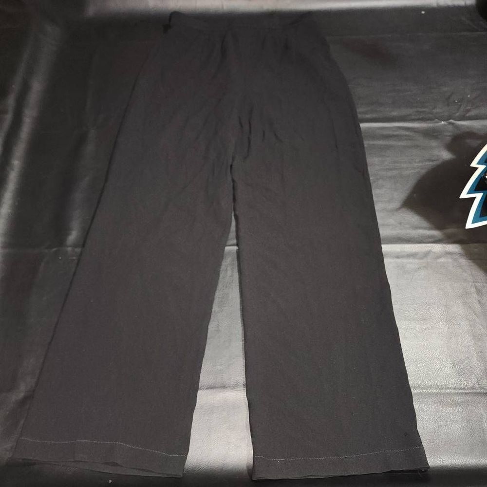 St John Collection Womens Black Straight Leg Pants Slacks 8
